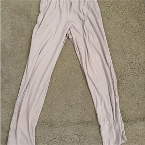 Nine West Cream Ribbed Lounge Pants